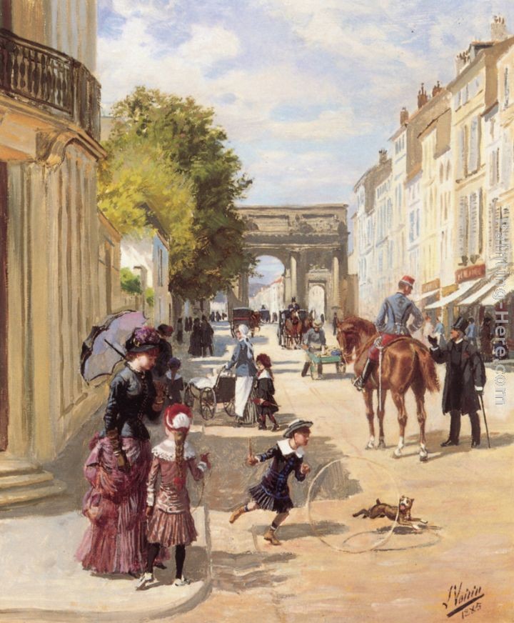 Leon Joseph Voirin A Summer's Day, Nancy